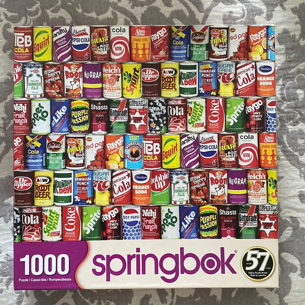 Springbok "Retro Refreshments" 1000 piece puzzle